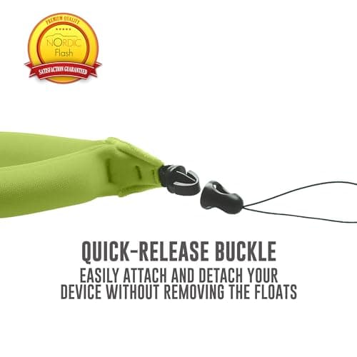 Waterproof Camera Float (2-pack) Floating Camera Strap for Your Underwater GoPro/Panasonic Lumix/Nikon COOLPIX...