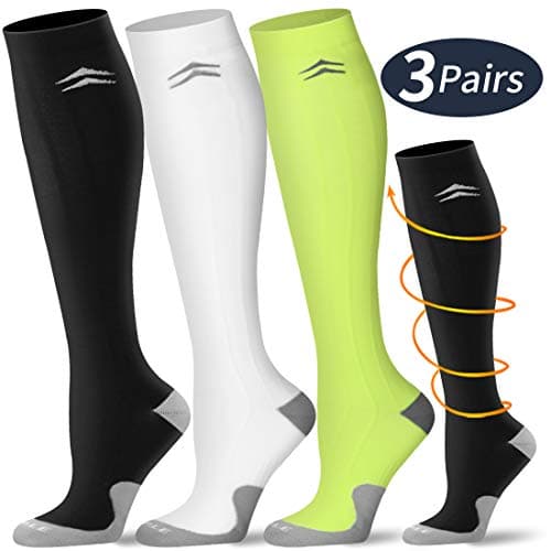 Compression Socks - Compression Socks Women & Men - Best Running, Athletic Sports, Crossfit, Flight Travel, Circulation