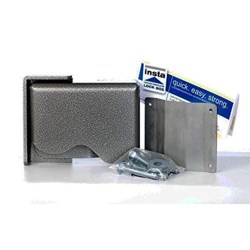 Shipping Container Bolt-on Lockbox Right Hand Opening | No Welding Required | Powder-Coated, 4-Gauge Steel Construction