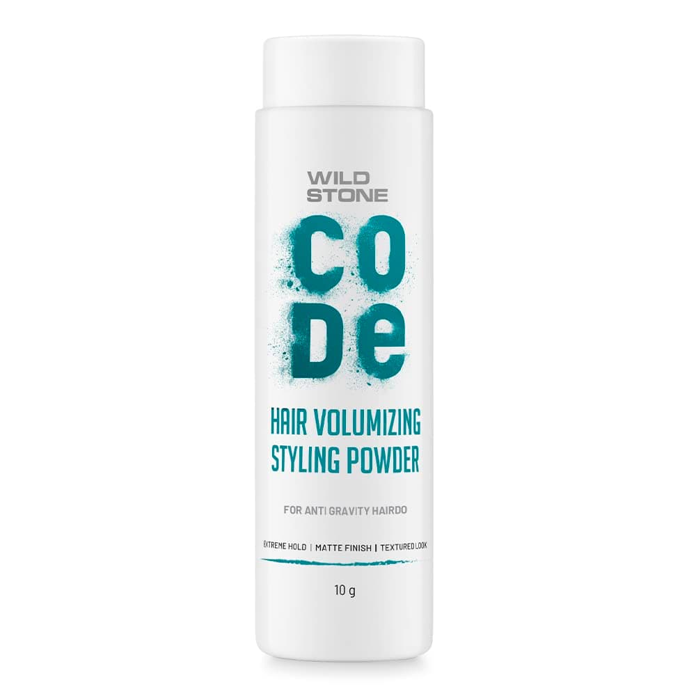 Wild Stone CODE Hair Volumizing Styling Powder for Men 10gm