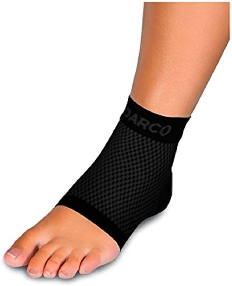 DCS Plantar Fasciitis Sleeve, Medium, Black, Each