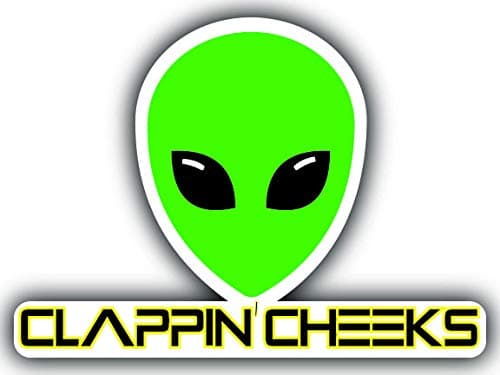 Clappin' Alien Cheeks Area 51 5" Vinyl Sticker