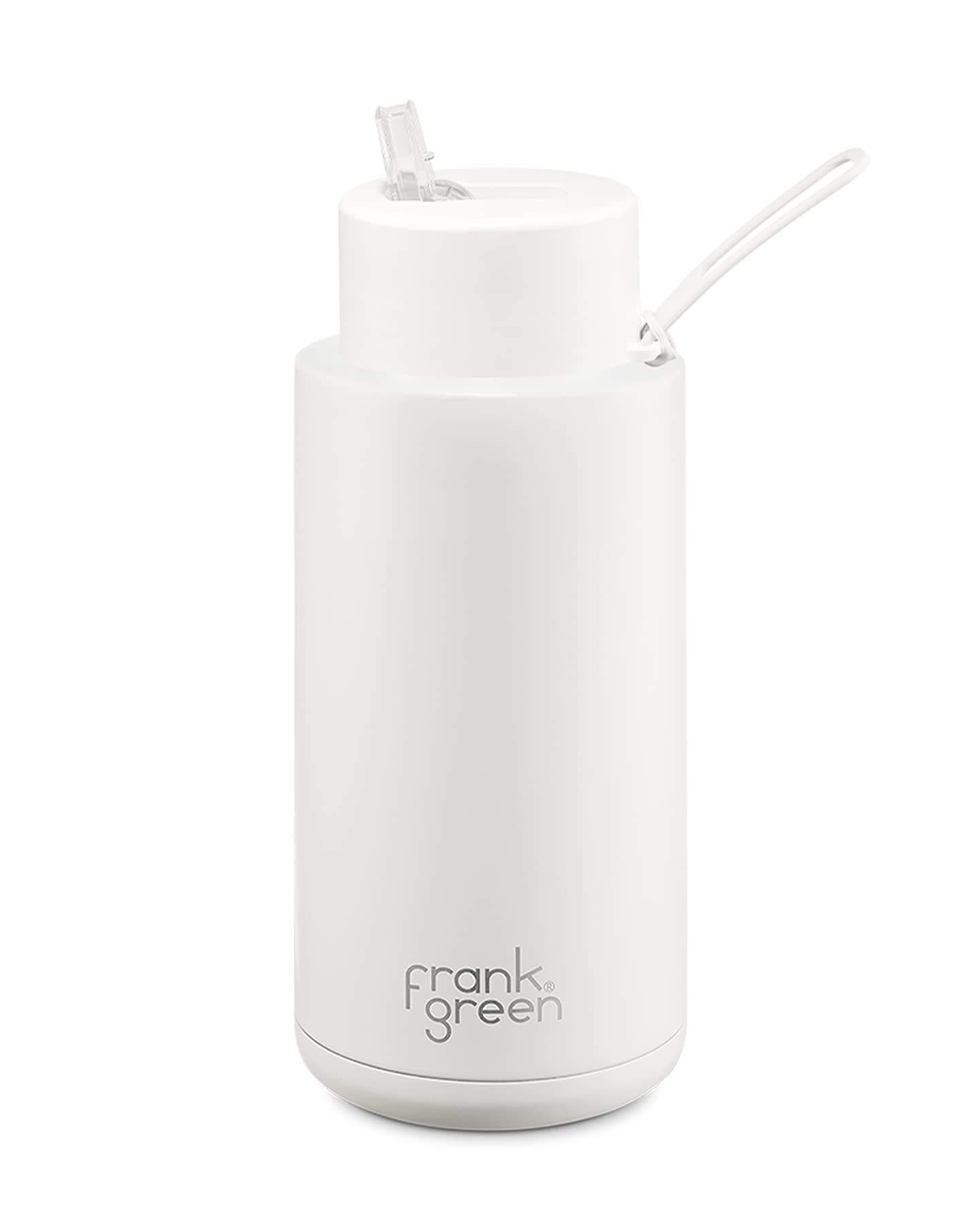 Frank Green Cloud Ceramic Lined Reusable Bottle with Straw Lid, 1 EA