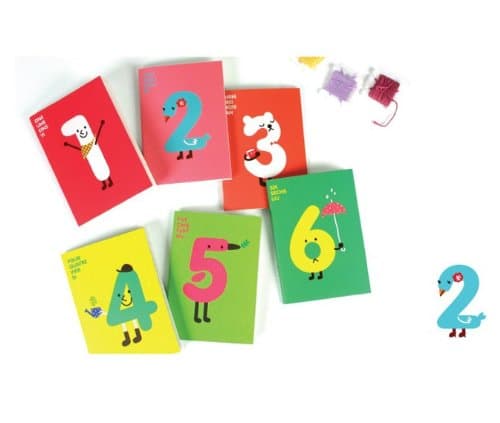 Lovely soft colorful lucky numbers of the transcript notes schedule books 2pcs random delivery