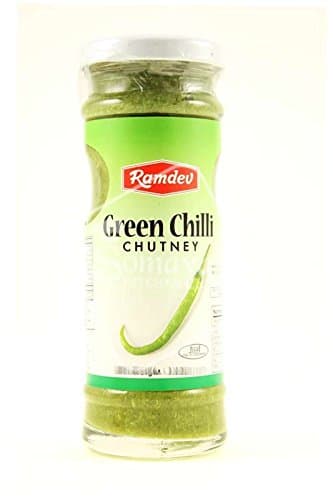 Ramdev Green Chilli Chutney 220g (Pack of 2)