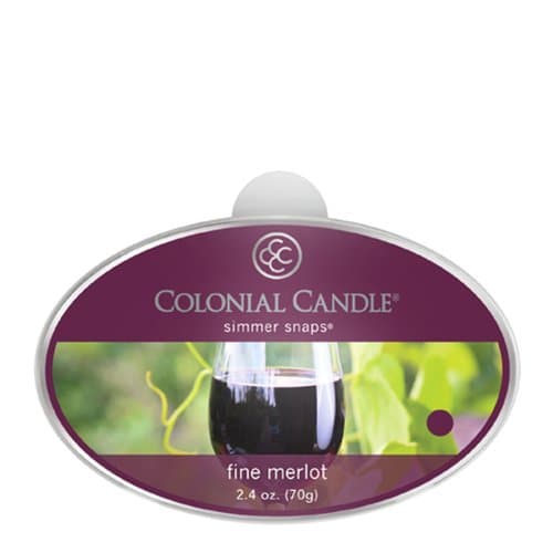 Colonial Candle Fine Merlot Simmer Snaps