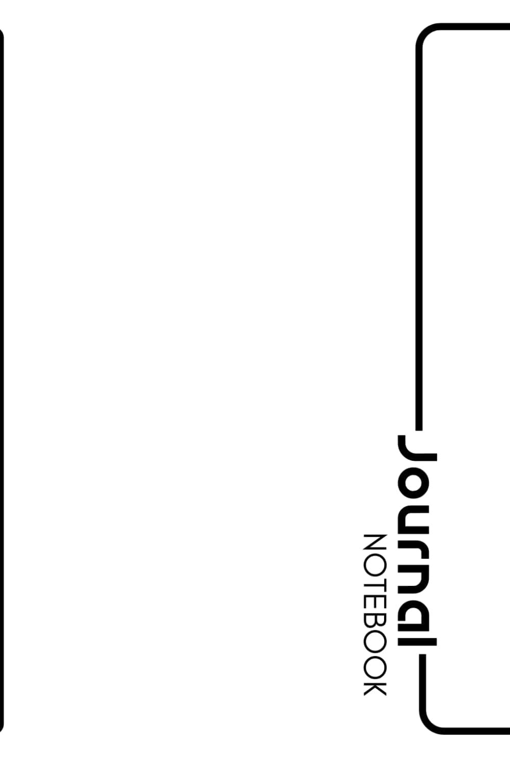 Trapper Keeper Style Personal Journal - Black and White