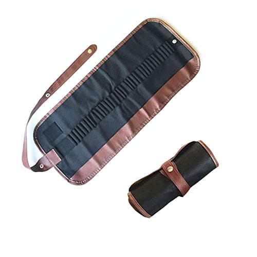 DIY Clay Tool Bag, 36 Slots Canvas Chisel Bag, Heavy Duty Pottery Tools Storage Bag, Pumpkin Carving and Chipping Sculpting Tool Roll Bag