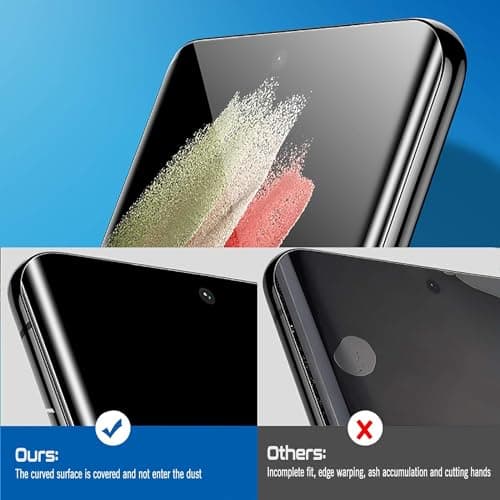 NISHTECH Advanced HD+ Curved UV Tempered Glass Full Screen Protector Designed for Realme P2 Pro 5G,Realme P1 Pro 5G || Full Screen Coverage with Easy Installation Kit (Anti-Scratch)