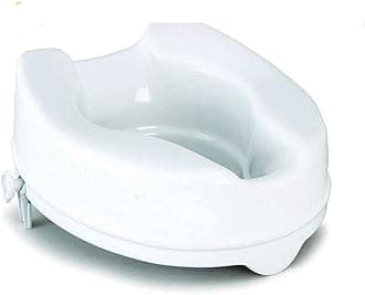 Rilekh Toilet Commode Seat Raiser Elevator Extension without lid cover |Universally fits to all| for Handicap, Knee Patients, Old Senior Citizen | Easy to Use, Clean & Install (4 Inch)