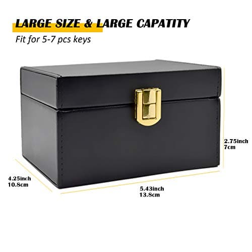 briidea Faraday Box Key Fob Protector, RFID Signal Blocking Box, Faraday Box Signal Blocking Shielding Box for Car Key (Capacity(5-8Keys))