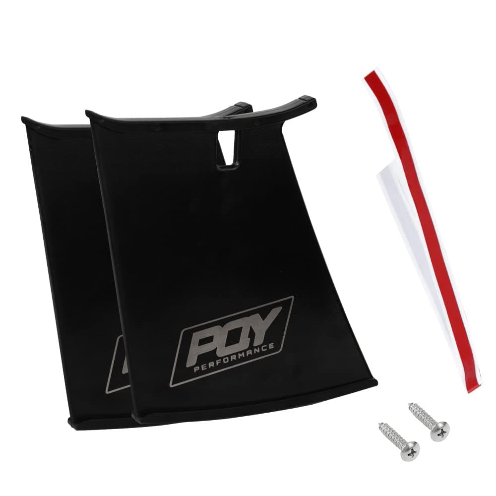 2PCS Rear Spoiler Wing Stabilizer Compatible for Subaru STI 04-07 Spoiler Wing Stiffi Support Rally with PQY Logo