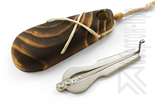 "Wave" Russian Jew's Harp with a Larch Case