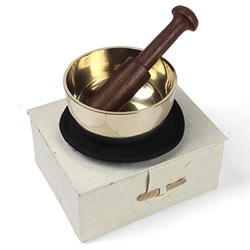 Quality Singing Bowls - Medium Brass Singing Bowl Set
