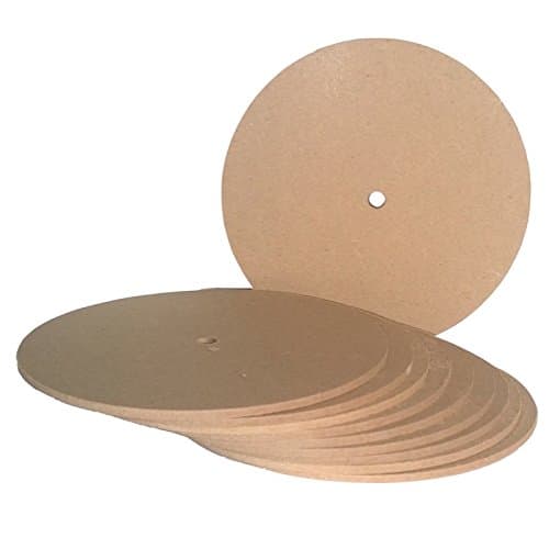 Haberdashery Wholesale Blank MDF Round Clock Face - 10pcs BULK