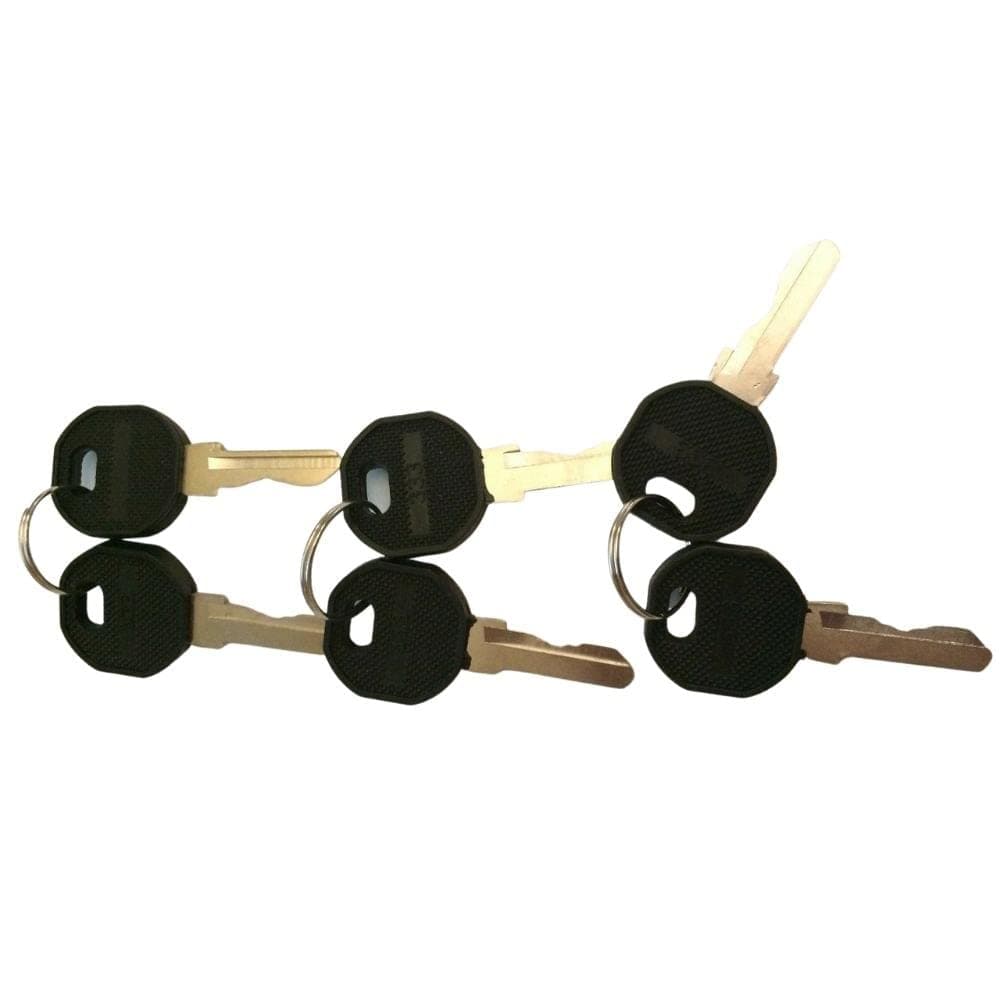 333 emka DIRAK APC Key Lock ek333 Compatible Key - 6 Keys 1333 Cabinet Silver & Plastics