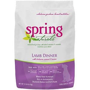 Spring Naturals Lamb Dinner for Dogs - 12#
