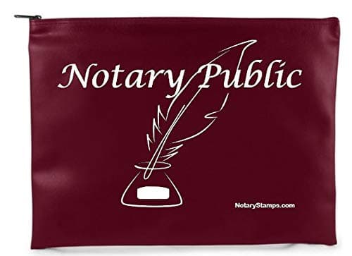 Burgundy Notary Supply Bag