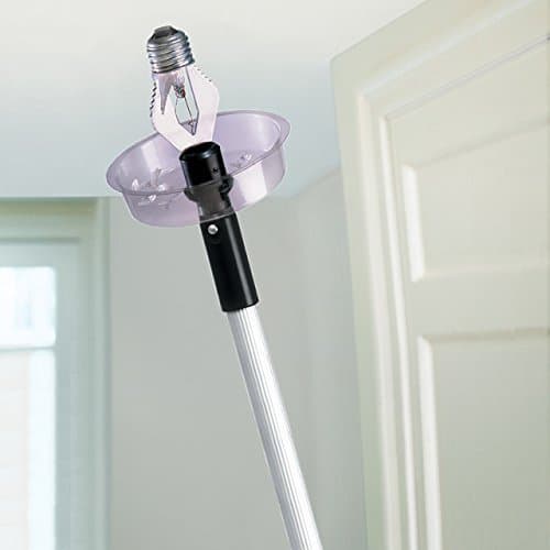 Unger Aluminum 2.5-4 Foot Telescopic Pole with Removeable Cone and Universal Thread