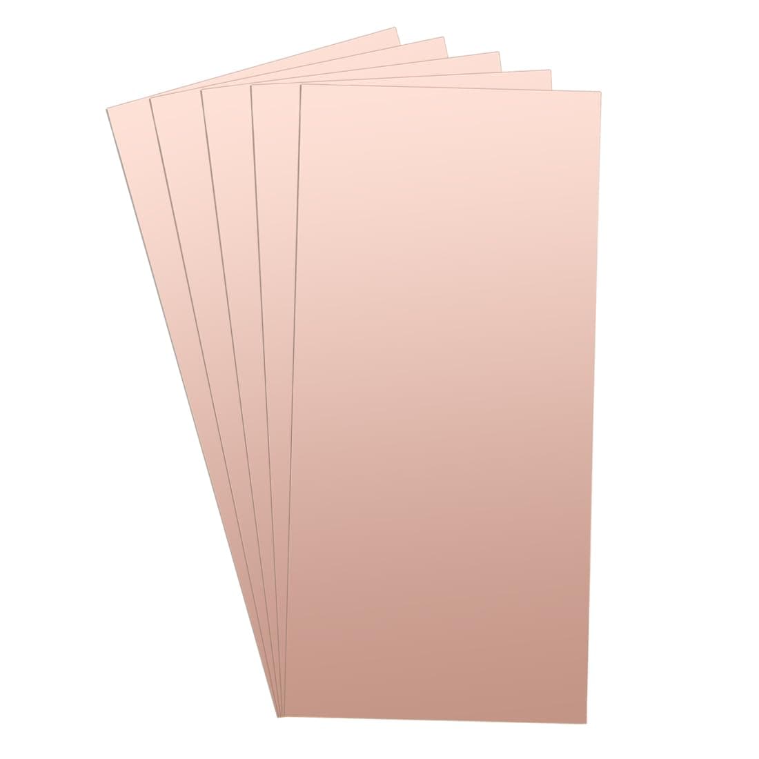 uxcell 5pcs 200x100mm Double Sided Copper Clad Laminate PCB Circuit Board FR4 1mm Thickness DIY Prototyping PCB Board