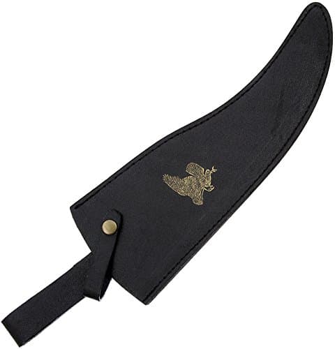 Sheath 1127 Large Bowie Sheath with Embossed Black Leather