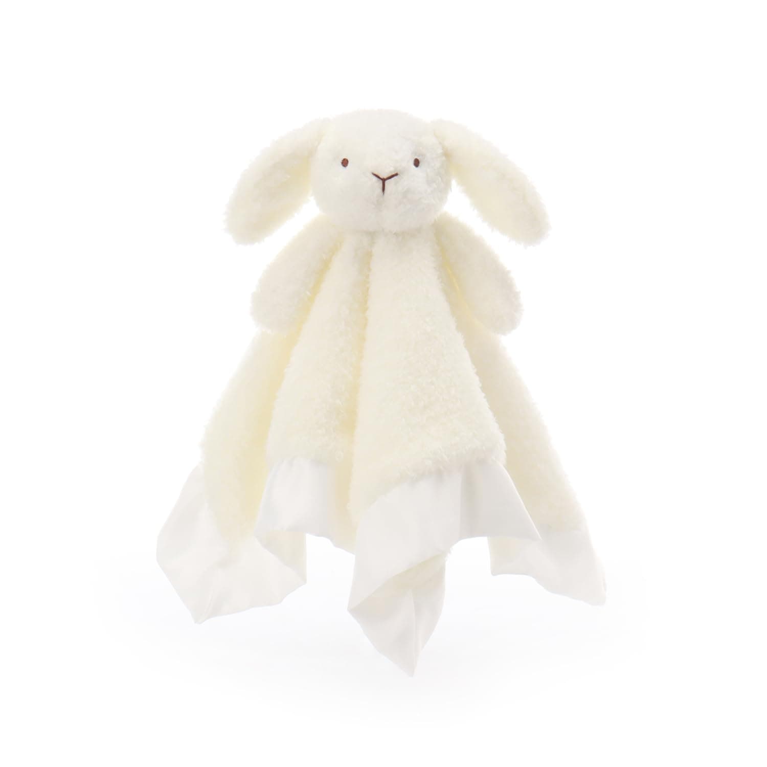 Stuffed Animals Soft Security Blanket White Bunny Rabbit Infant Nursery Character Blanket Luxury Snuggler Plush(White Bunny, 14 Inches)