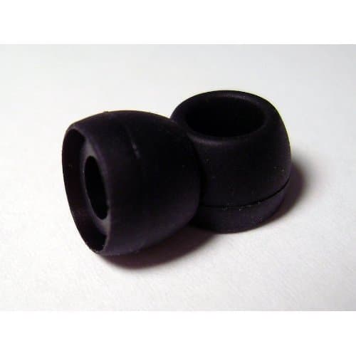 Small Replacement Silicone Ear Buds Gels Cushions Tips for Skullcandy 9mm SC-FMJ In-Ear Earphones Headphones 3 Pair-Black