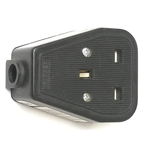 Rubber Extension Lead Socket 1 Gang Single Socket 13 Amp New