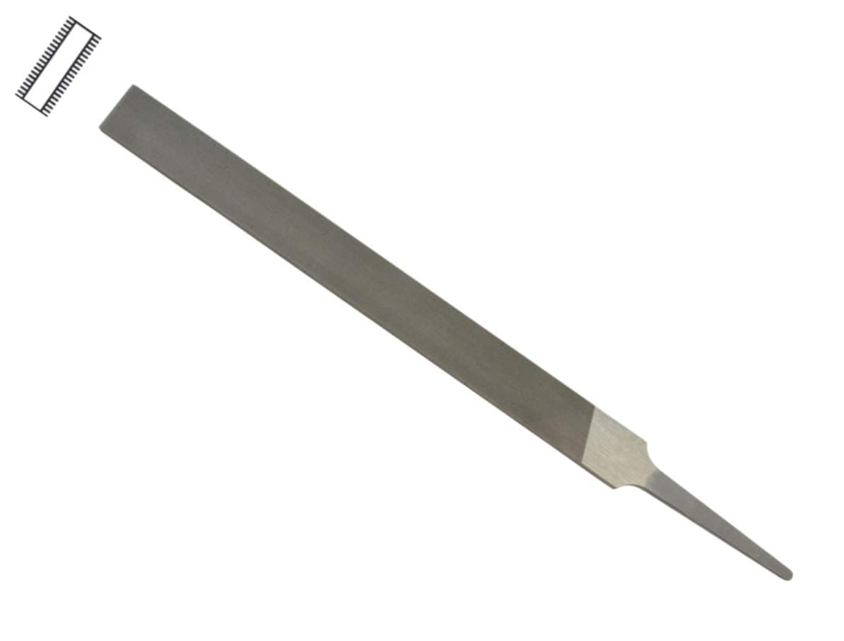 Swiss Pattern File by Grobet Pillar Regular 6 Inch Cut 2