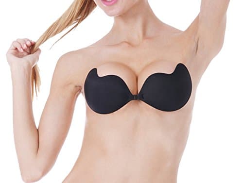 Minitouch Women's Silicone Bras Mango Invisible Magic Strapless Self Adhesive Push-up Bra Gel Backless
