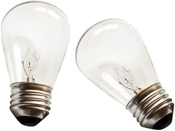 YI LIGHTINGYiLighting Outdoor String Lights Replacement Bulbs S14 11W Dimmable Incandescent Edison Light Bulb (2)
