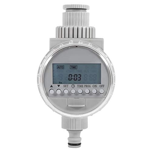 Eurobuy Watering Timer,Solar Power Automatic Irrigation Watering Timer Programmable LCD Display Hose Timers Irrigation System for Home Garden Greenhouse Plant Grass((Batteries not Included))