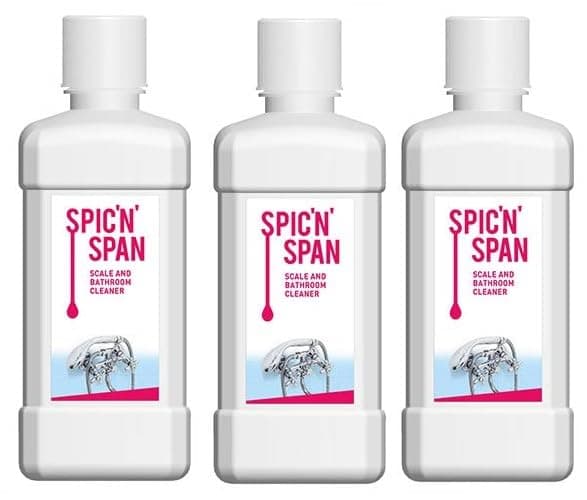 Modicare Spic 'n' Span Scale and Bathroom Cleaner 250ml - Bring Back the Freshness to Your Bathroom (Pack 3)