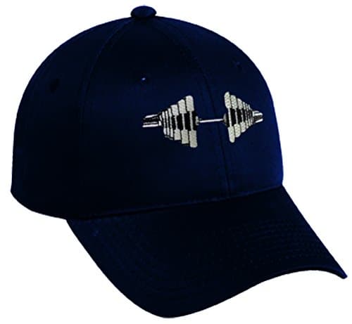 Navy Barbell Baseball Cap