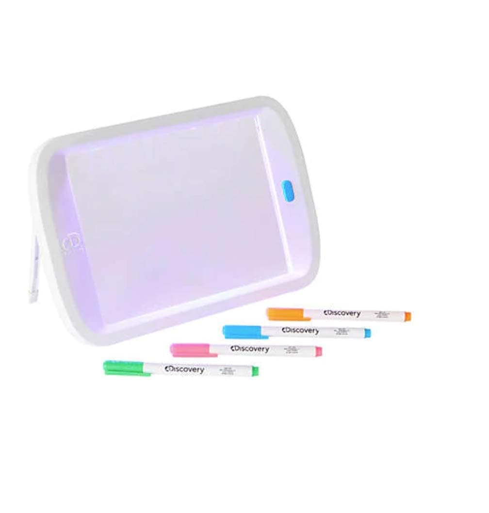 Merchsource Discovery Kids Neon LED Glow Drawing Board
