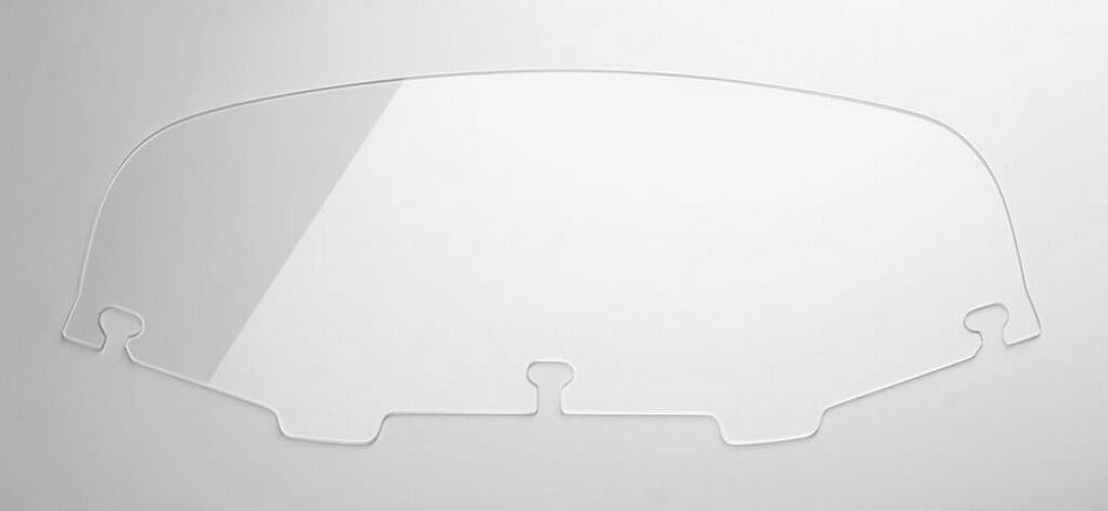 Dragonfly Cycle Concepts 17061-11 6” Clear Windshield for Harley Davidson Batwing Fairings, Electra Glide Standard, Classic, Ultra Classic and Street Glide
