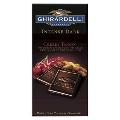Ghirardelli Intense Dark Chocolate, Cherry Tango, 4.87 Oz (Pack of 3)