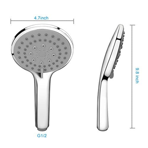 Shower Head Handheld- WarmSpray 3 Settings Handheld ShowerHead- Best Pressure Rainfall Shower Heads with Handheld Spray(Without Hose)
