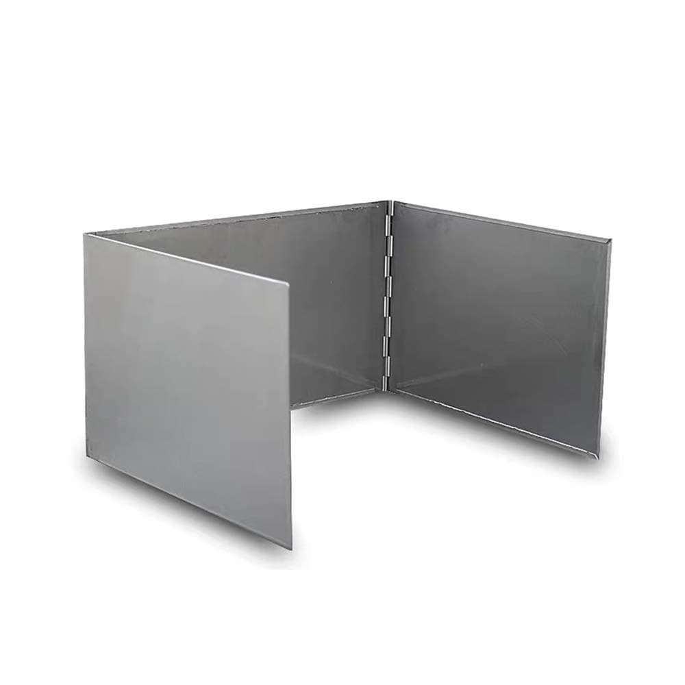 Esoes Kitchen Windshield,Universal Camping Kitchen Stove Cooker Windshield Wind Blocker Protector Cooking Windshield Windbreak Table Windshield