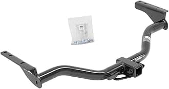 Draw-Tite 76031 Class III Round Tube Max-Frame Receiver (with 2" Square Receiver Tube Opening), Black