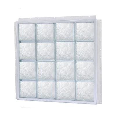 NailUp2 Ice Pattern Solid Glass Block Window