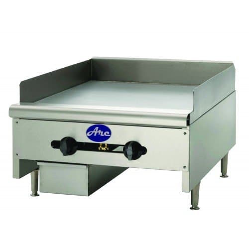 36" Countertop Griddle - 90,000 BTU - 3 Burner Controls
