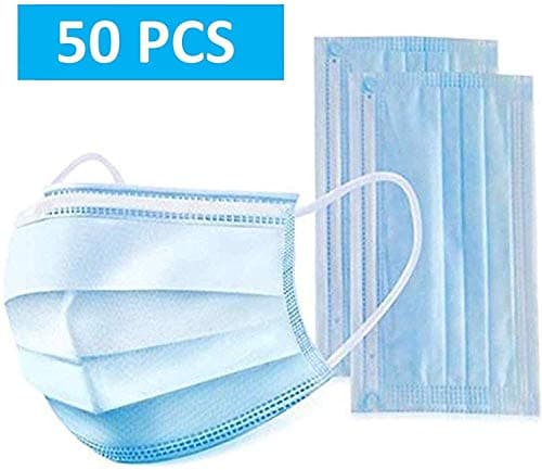 50pcs - 3-Plyer Blue - US Shipment