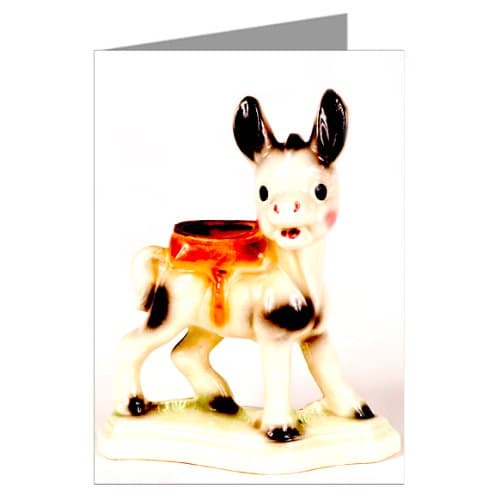 Vintage Kitsch Donkey Greeting Card Set