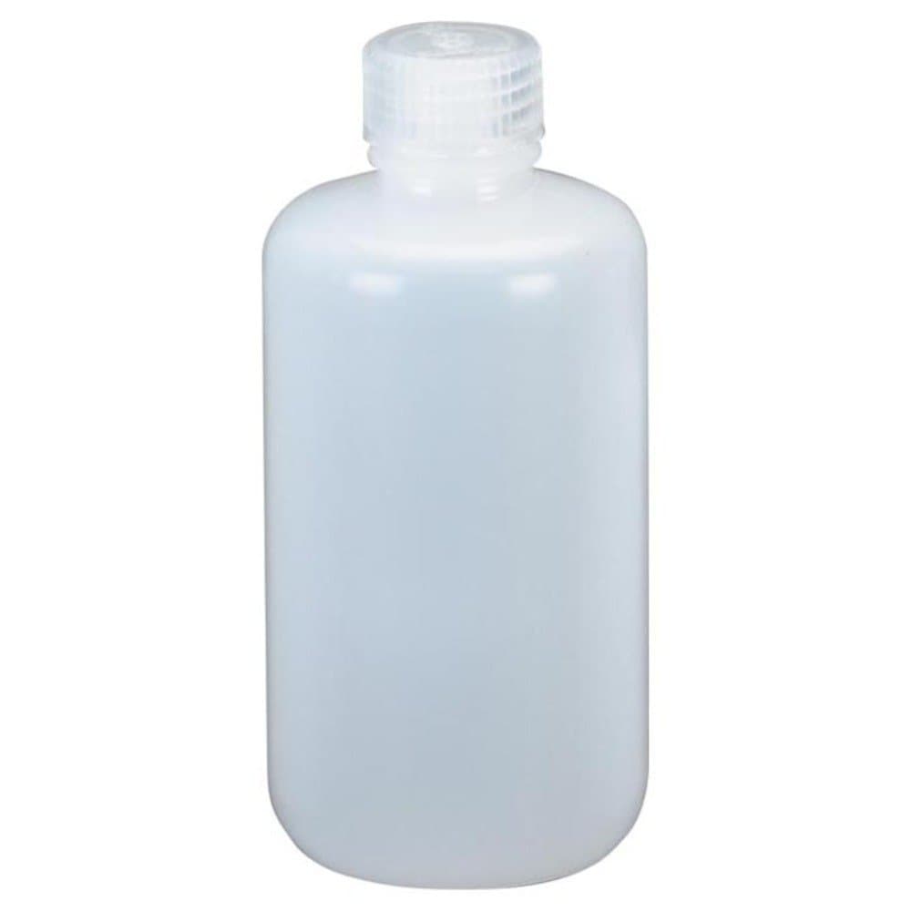 Nalgene HDPE Narrow Mouth Round Bottle - White