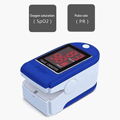 Hapshop Digital Finger with Alarm Setting OLED Display Carry Case（Random Color）