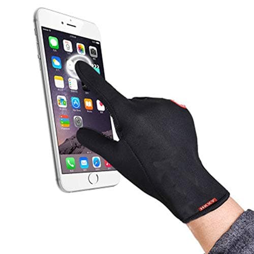 ADD GEAR Touch Screen Glove Liner Inner Gloves Base Layer Lycra 4-Way Stretch Gloves (L)