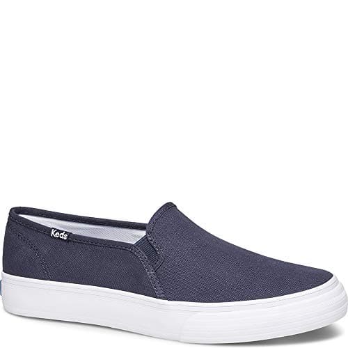 Keds Women's Double Decker Canvas Sneaker, 8 Navy