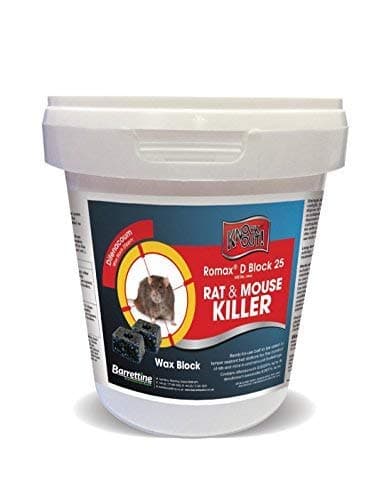 Romax D Block 25 - Rat & Mouse Killer 300g