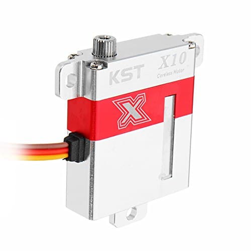 KST X10 V2 Wing Servo Aluminum Case Operating Voltage 4.8V to 8.4V, Coreless Motor Type
